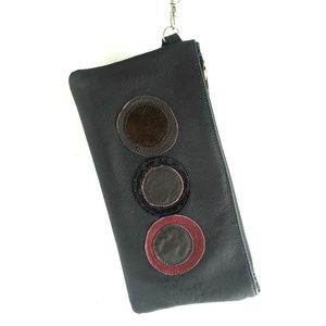 Leather Rectangular Purse/Medium Ciutch
